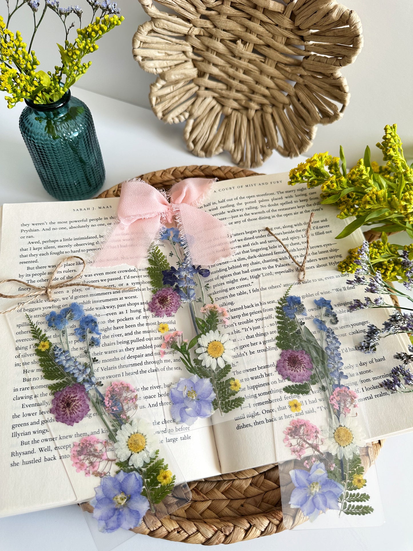 wildflower bookmark set