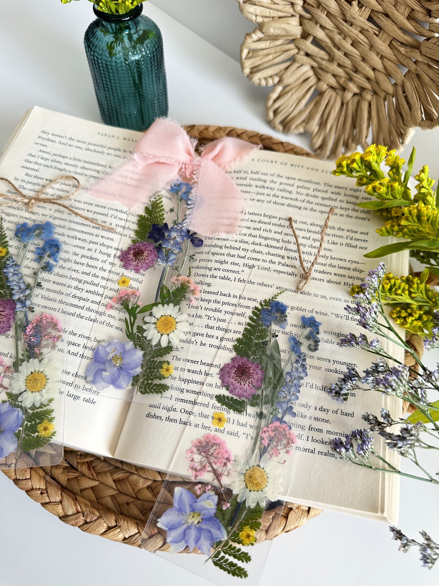 wildflower bookmark set