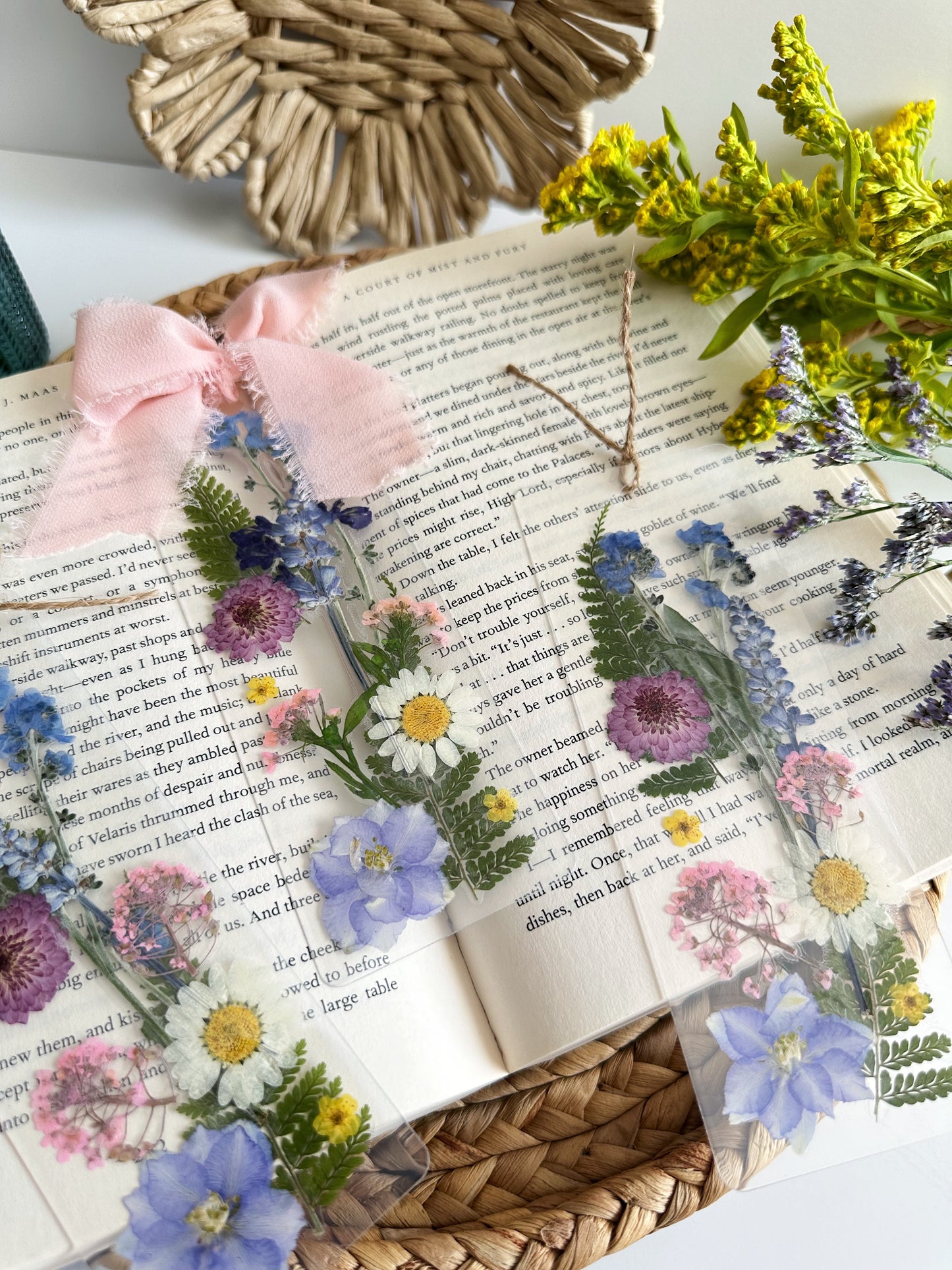 wildflower bookmark set