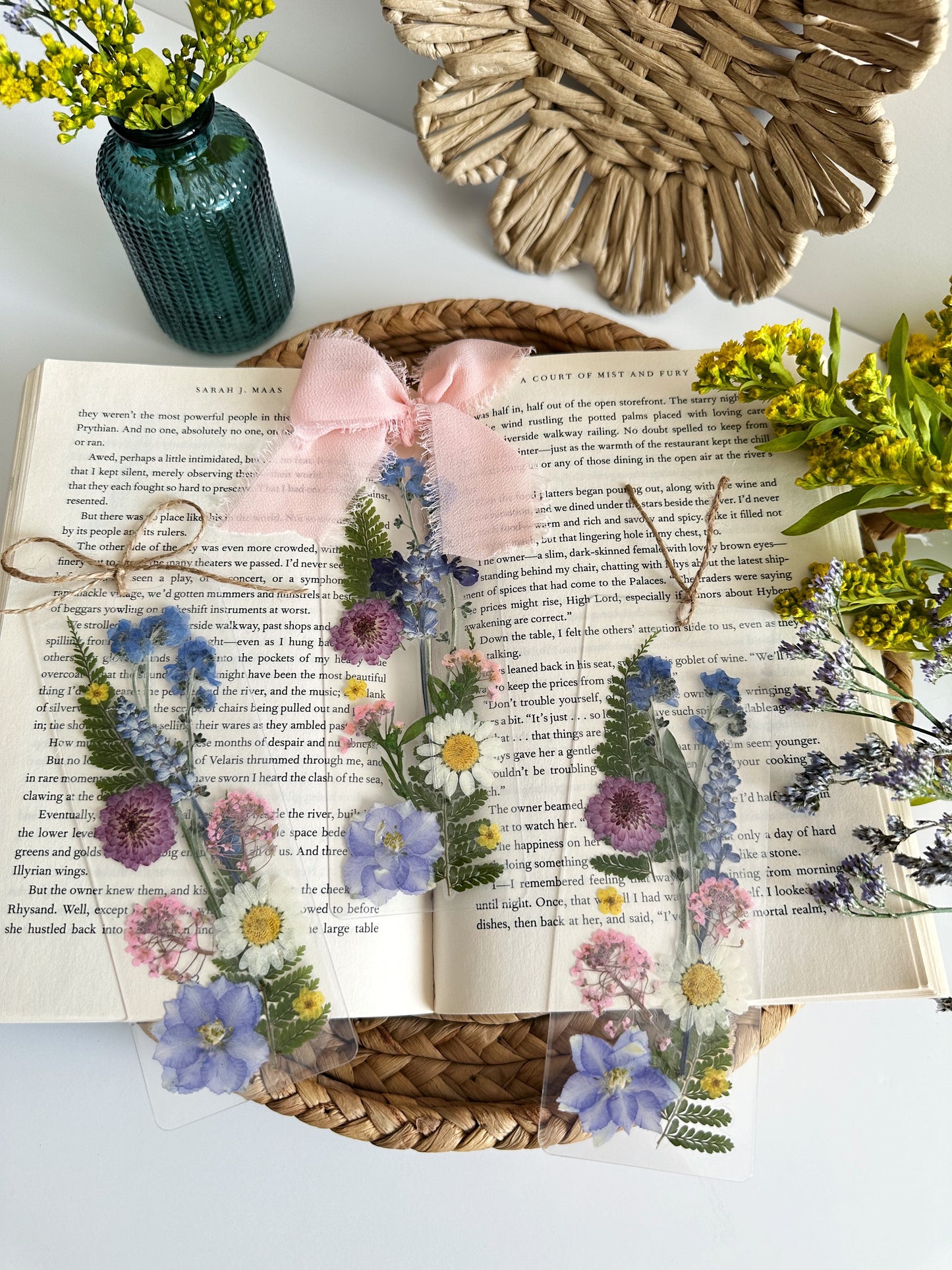 wildflower bookmark set