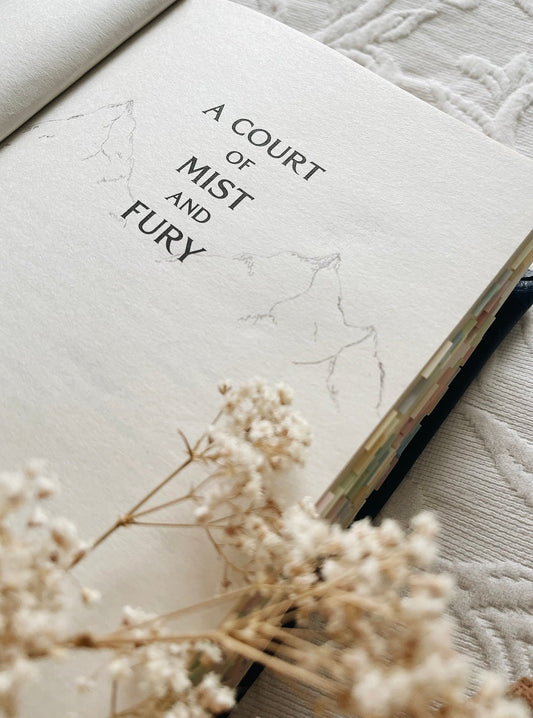 annotated copy of a court of mist and fury