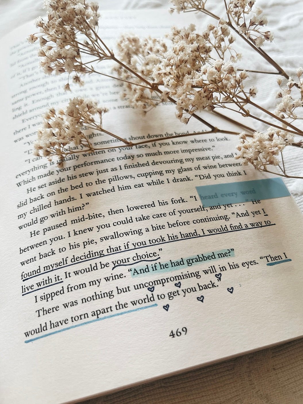 annotated copy of a court of mist and fury