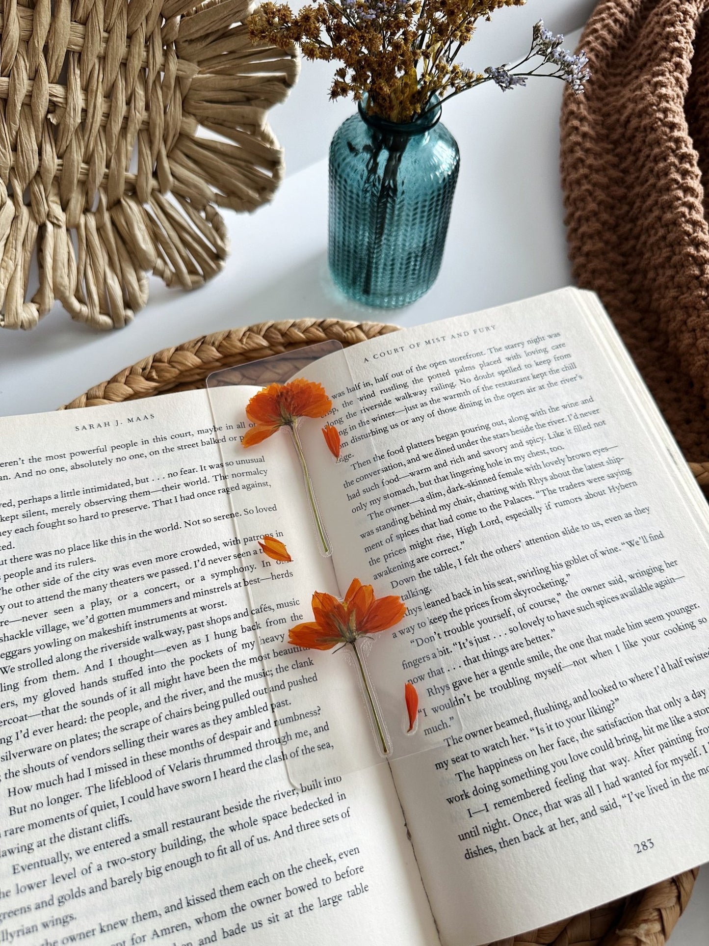 autumn bookmarks