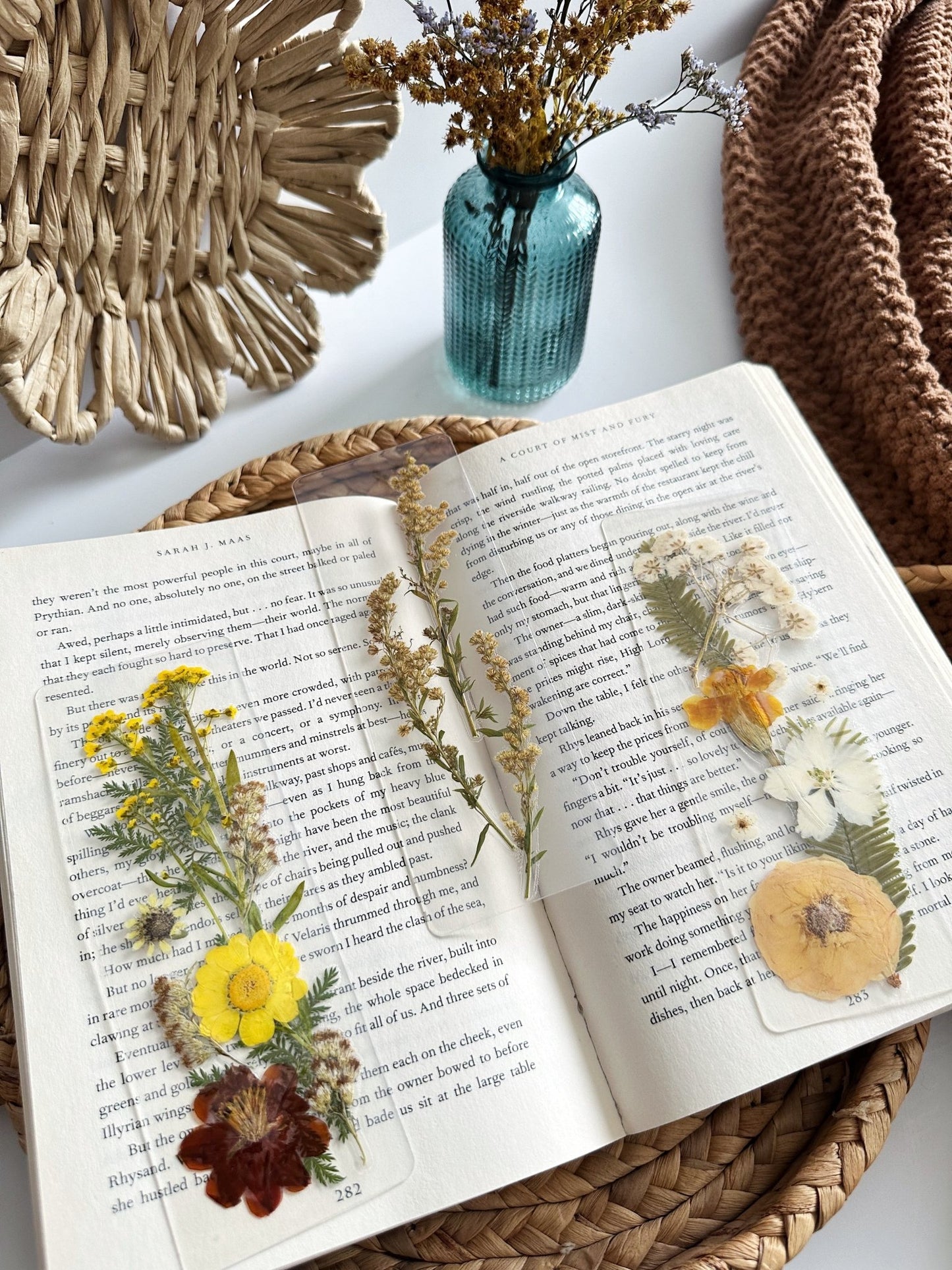 autumn bookmarks