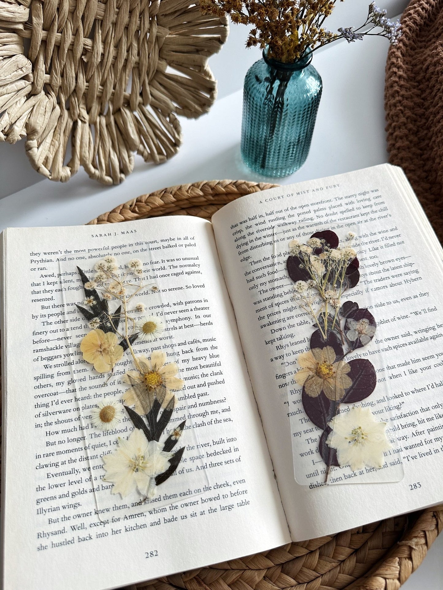 autumn bookmarks