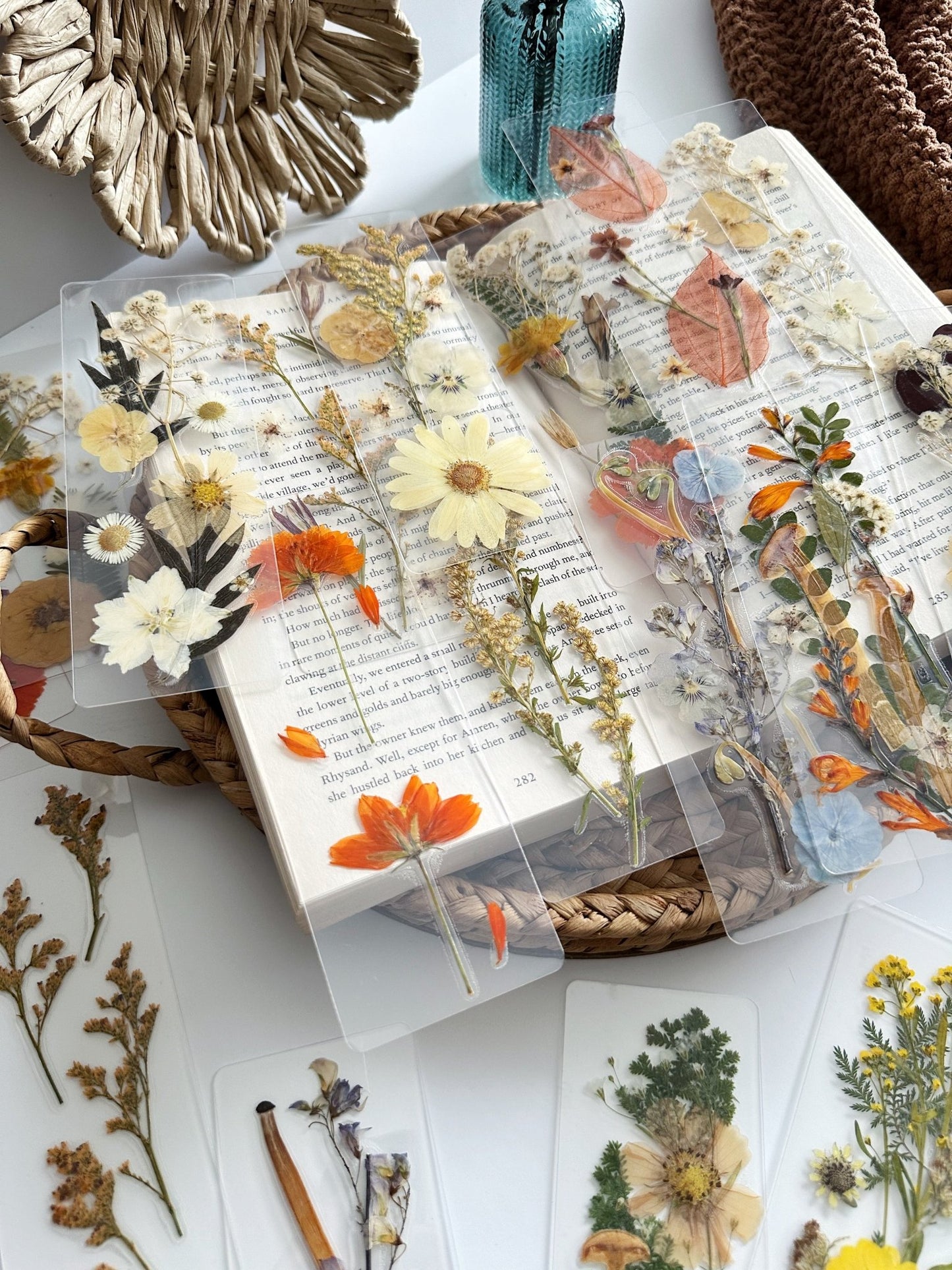 autumn bookmarks