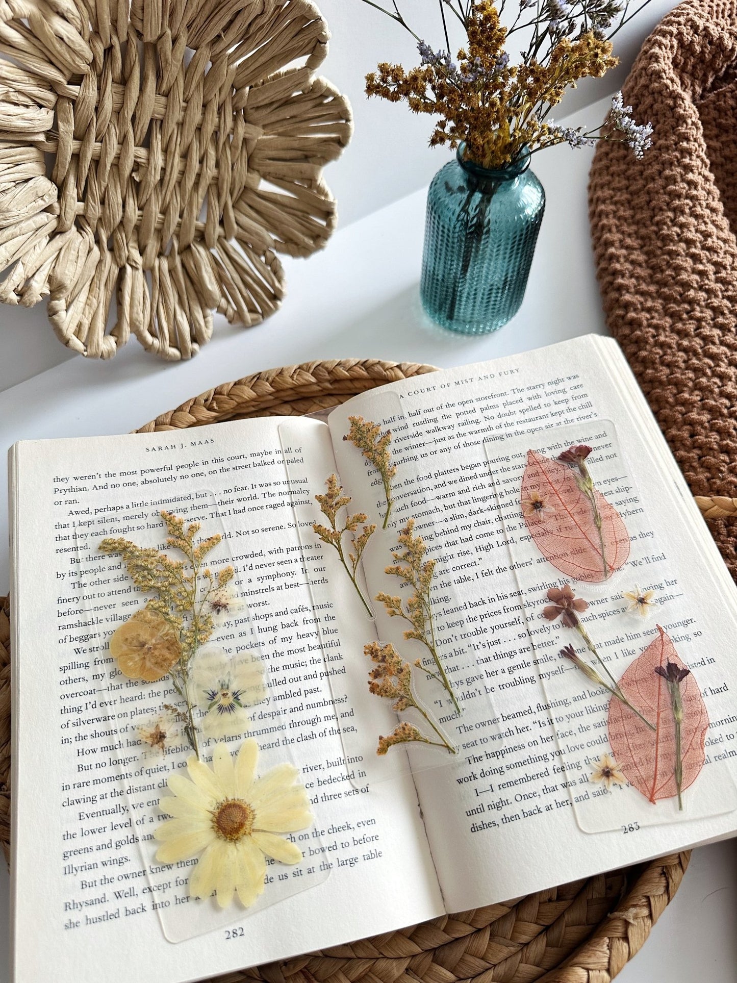 autumn bookmarks