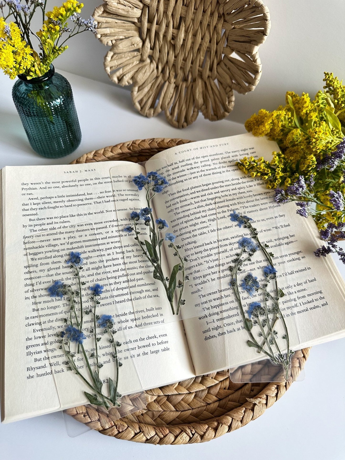 forget me not bookmark