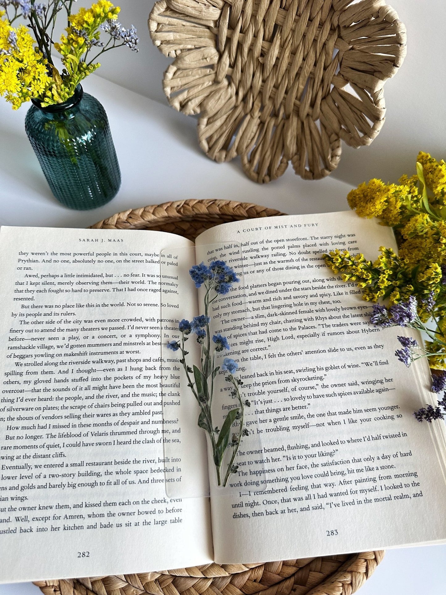 forget me not bookmark