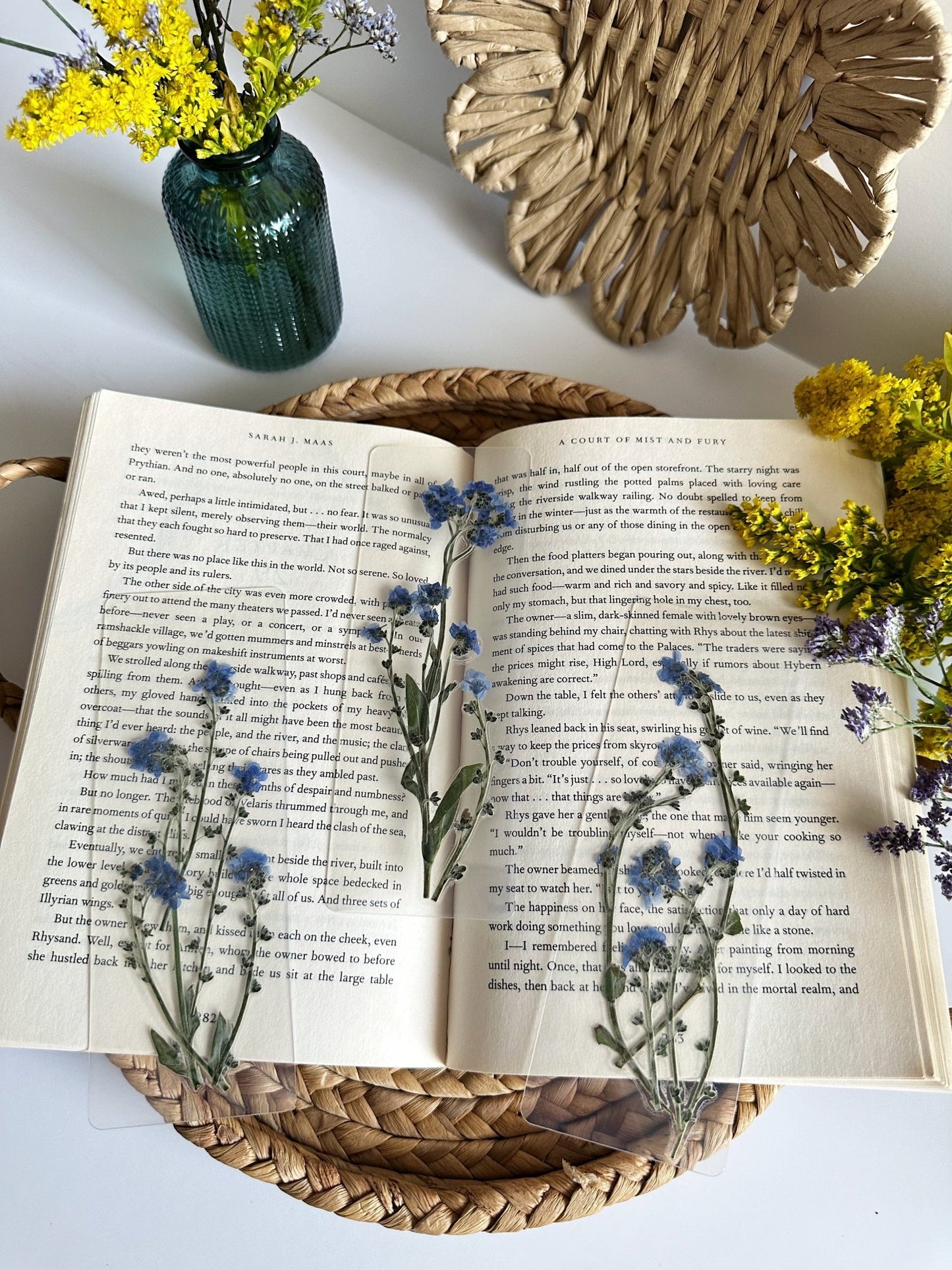 forget me not bookmark