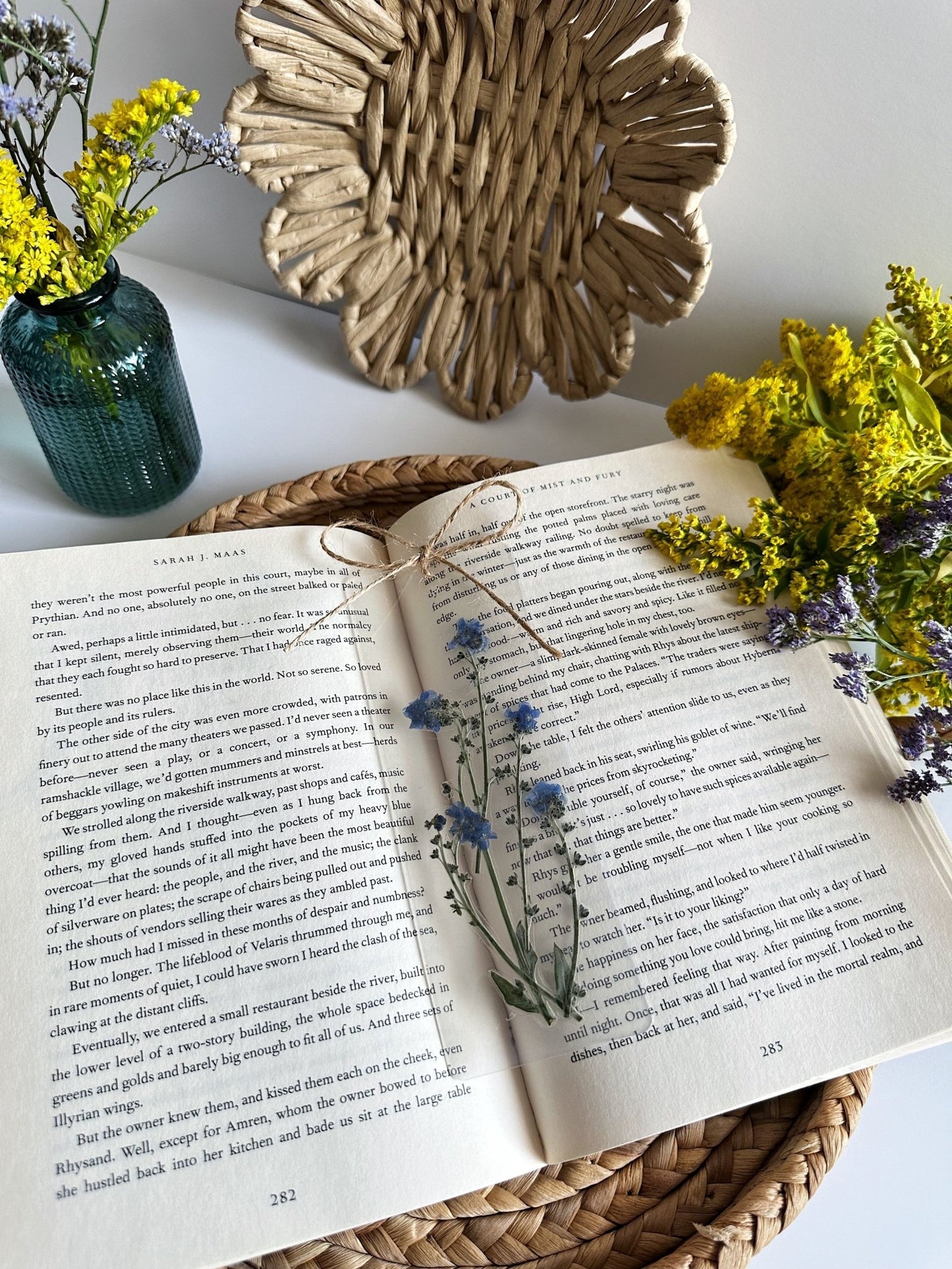 forget me not bookmark