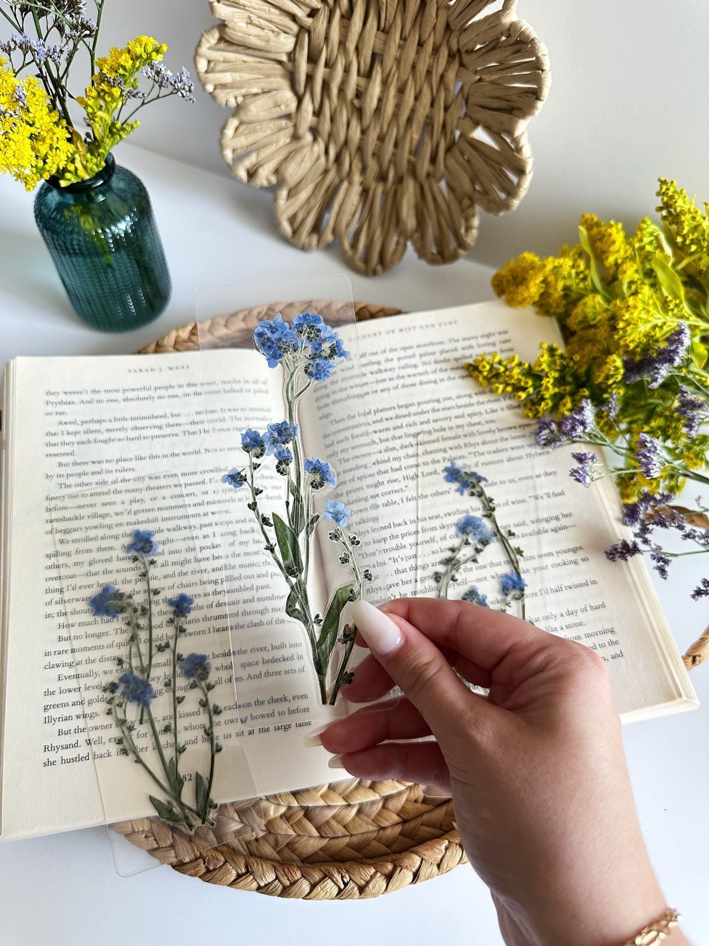 forget me not bookmark