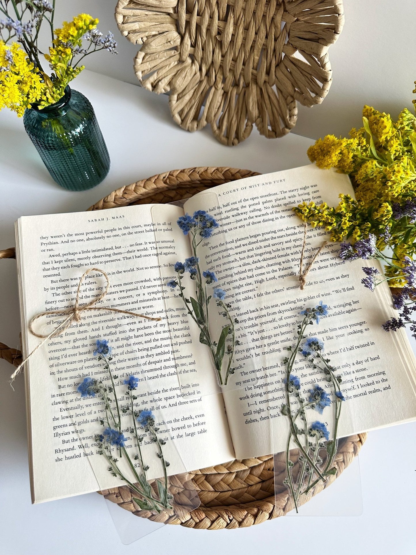 forget me not bookmark