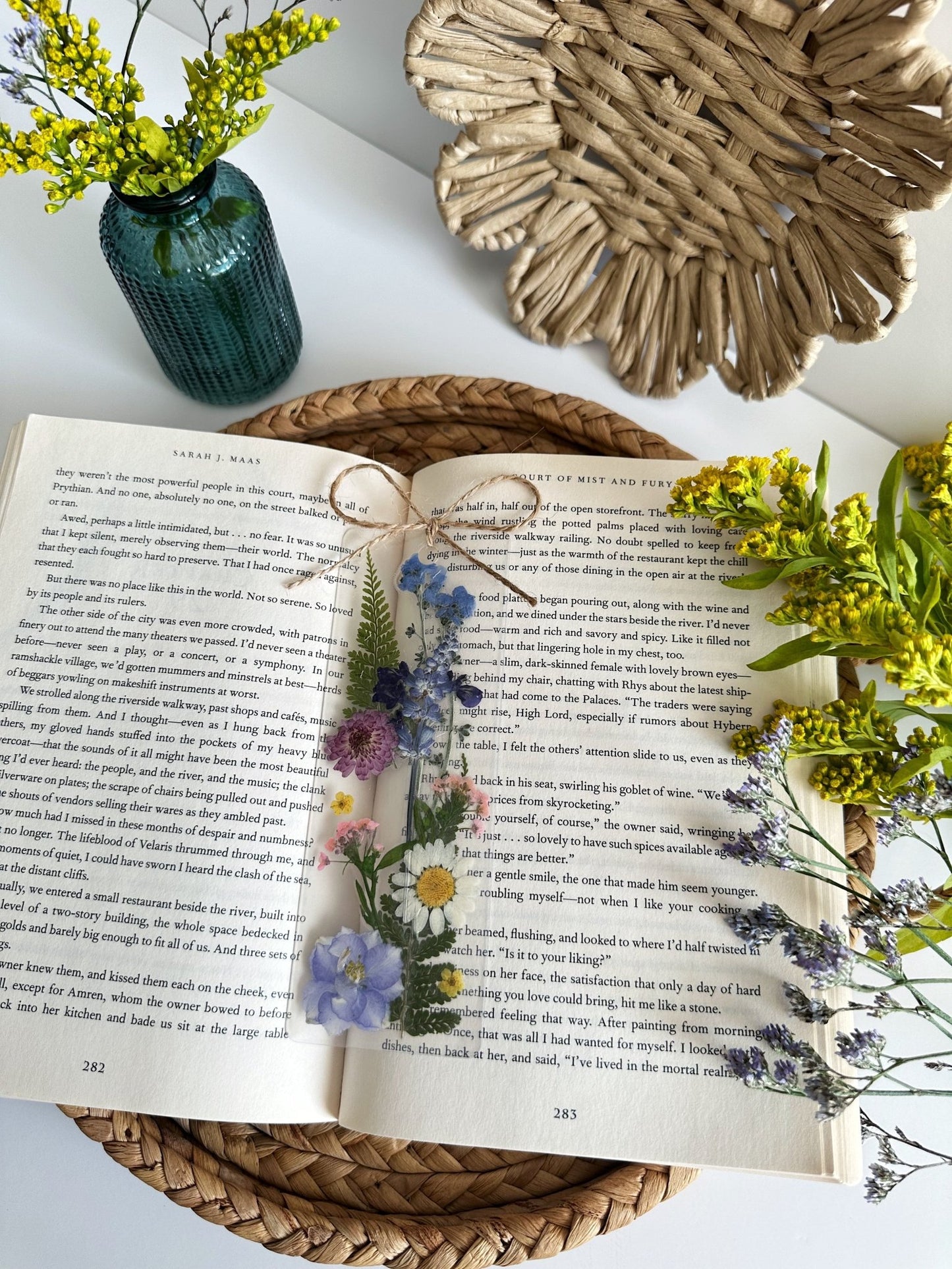 the wildflower bookmark