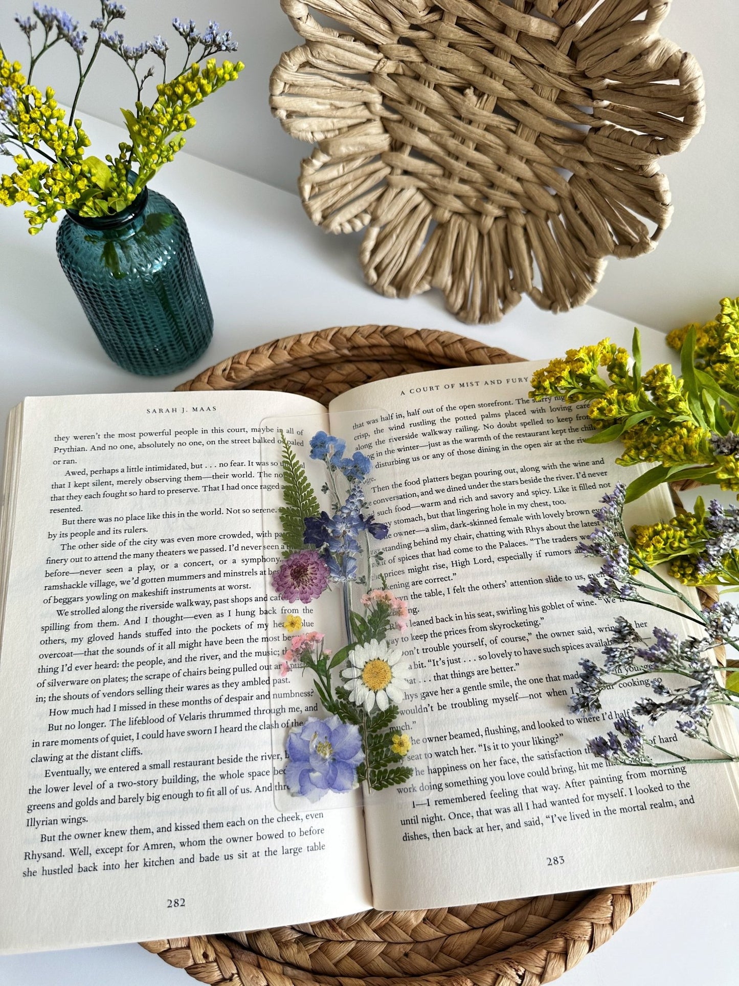 the wildflower bookmark